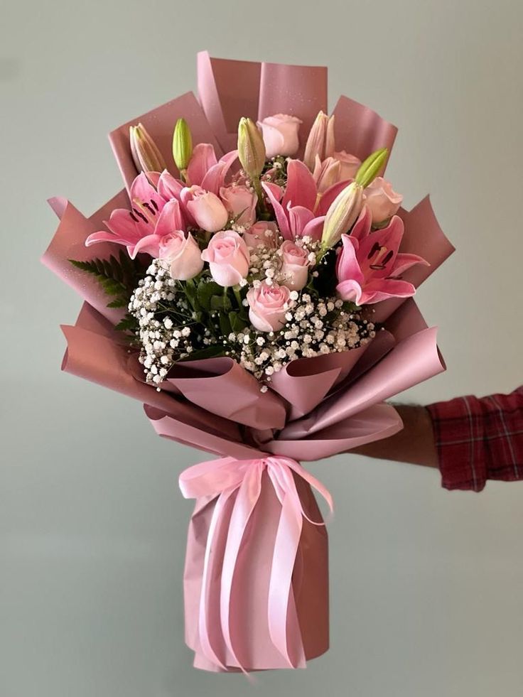 Pink Çiçek Buketi
