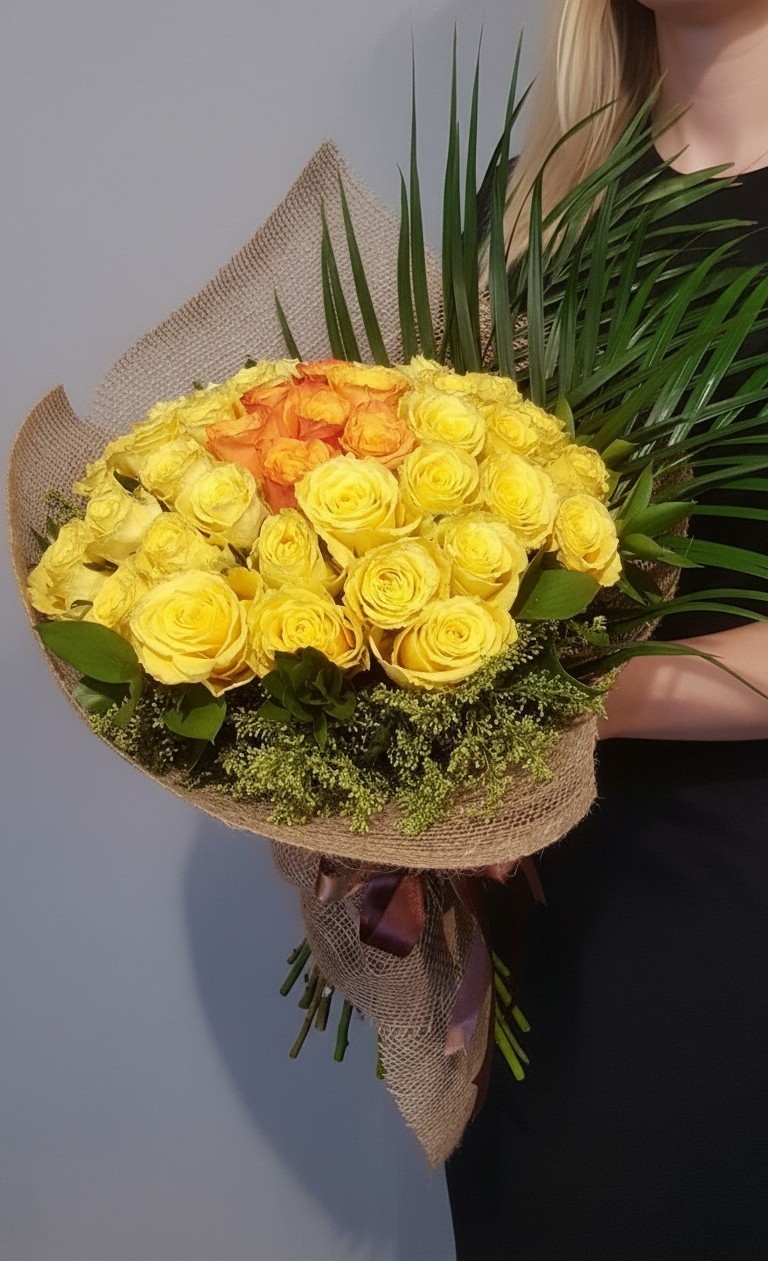 Sarı Gül Buketi
